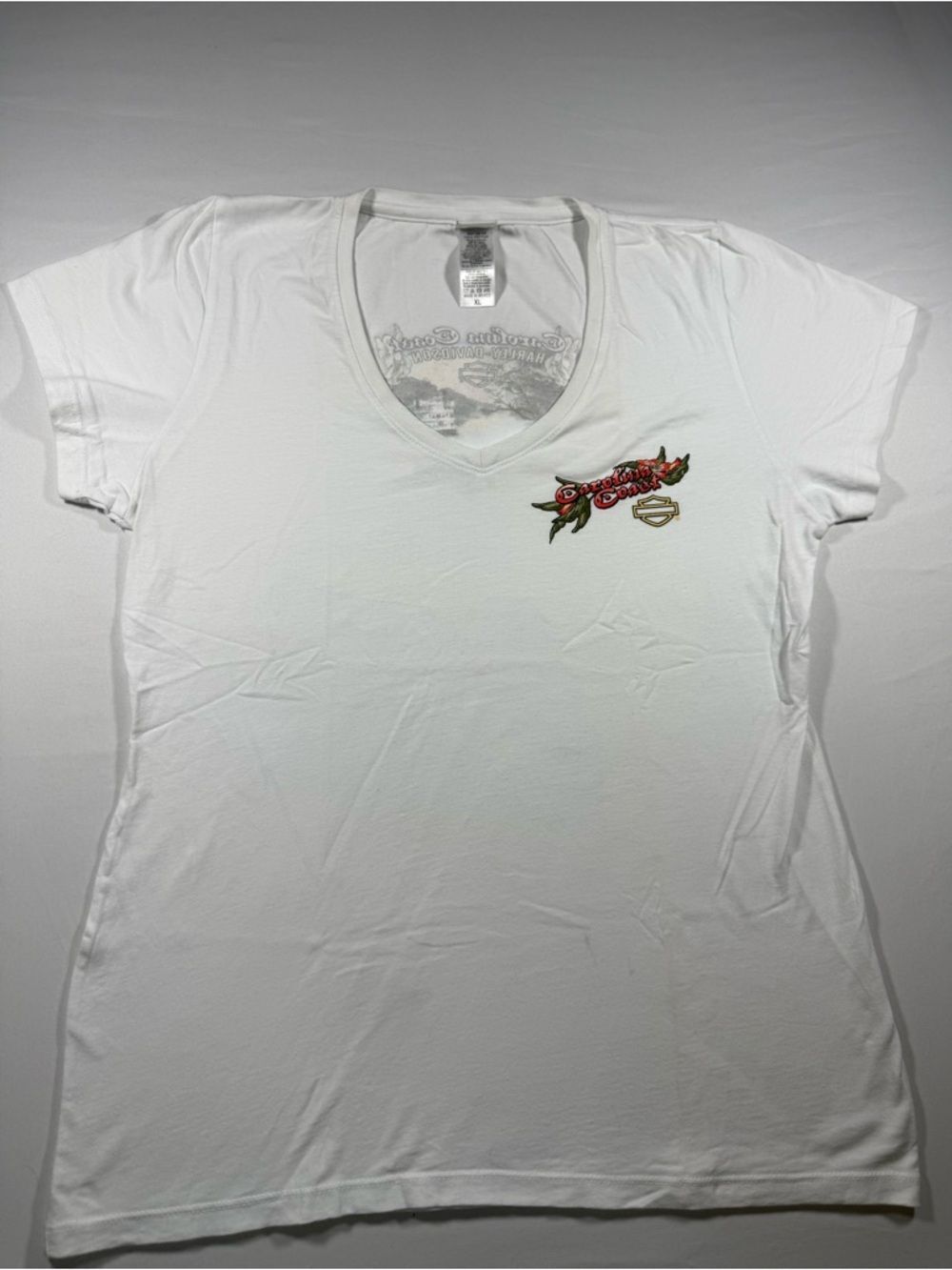 2013 Harley-Davidson Wilmington NC Carolina Coast Riverboat V-Neck Tee - XL